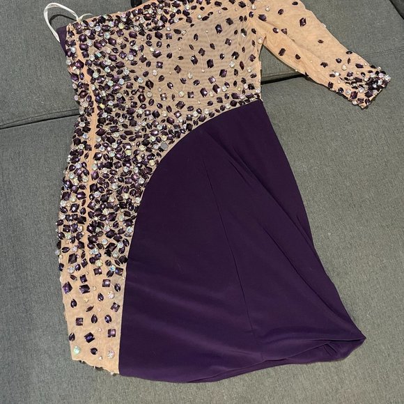 Sheri Hill Cocktail Dress with gemstones - Picture 2 of 3